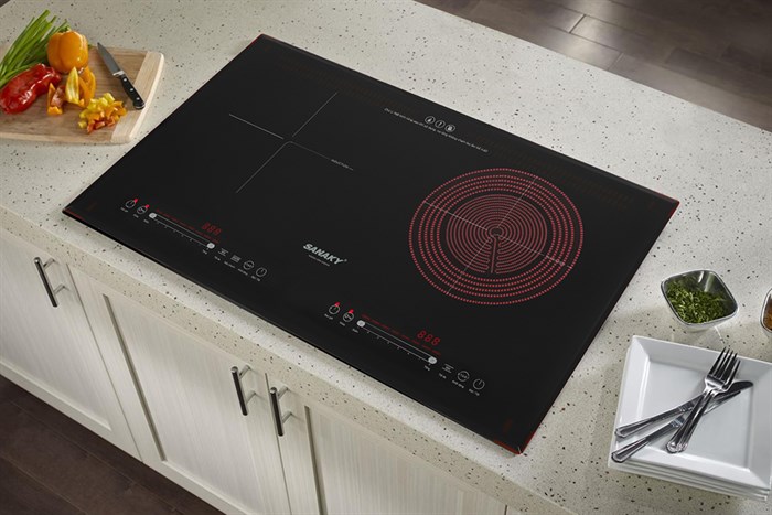 Bếp điện từ hồng ngoại Sanaky SNK-IHW44A Màu Đen