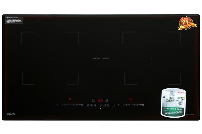 Bếp từ đôi lắp âm Kiwa KI-4281AB Màu Đen