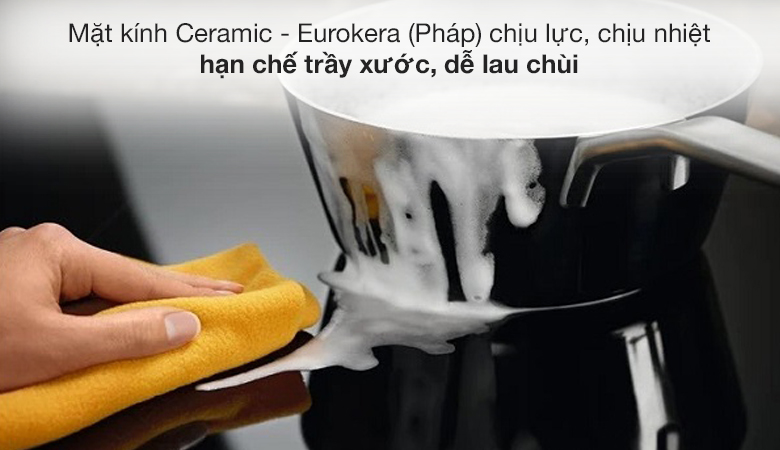 Chất liệu mặt kính Ceramic