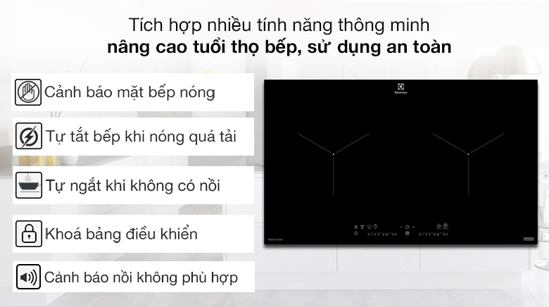 Nhiều chức năng tiện ích