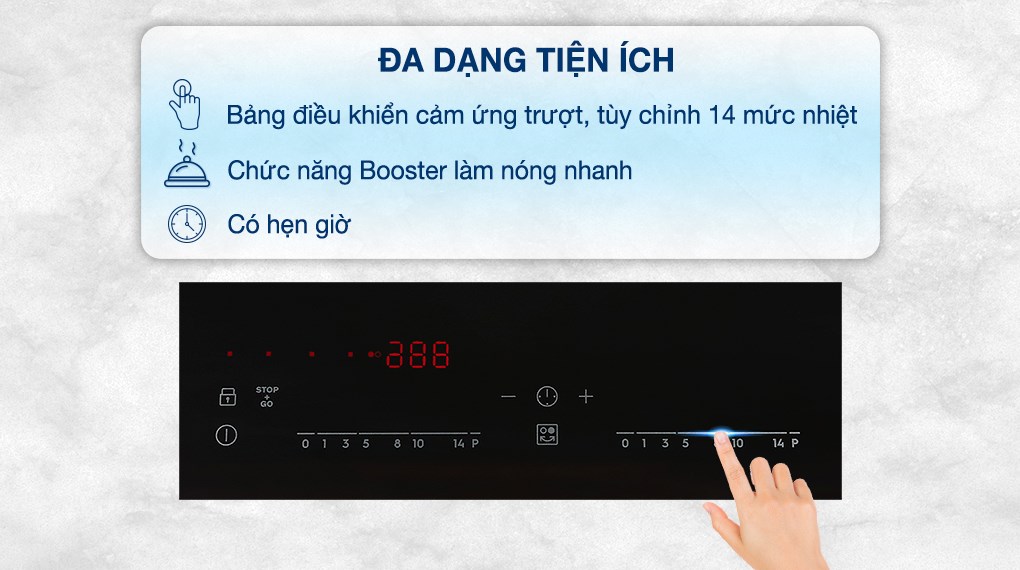 Bếp từ đôi âm Electrolux EHI7260BB 3200W