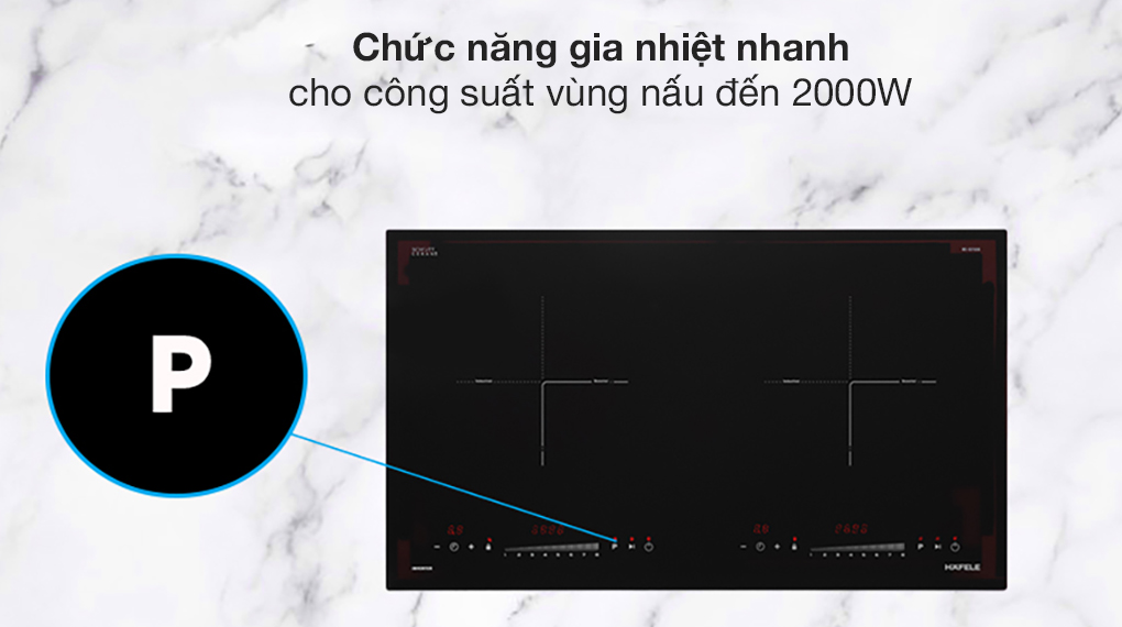 Bếp từ đôi âm Hafele HC-I2732A (536.61.726) 4400W - 11