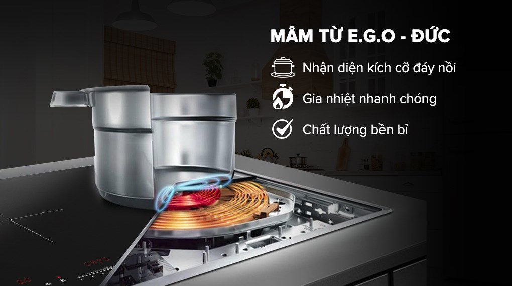 Bếp từ đôi âm Hafele HC-I2732A (536.61.726) 4400W - 6