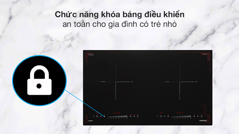 Bếp từ đôi âm Hafele HC-I2732A (536.61.726) 4400W - 20