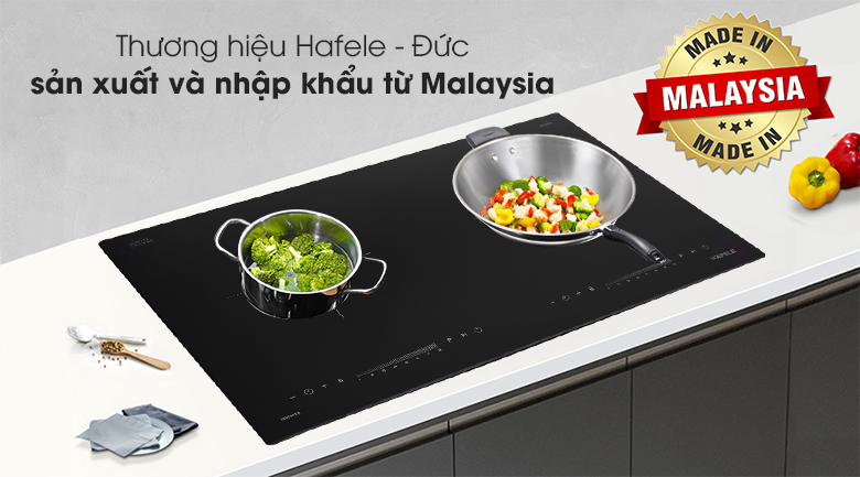 Sản xuất tại Malaysia - Bếp từ đôi Hafele HC-I2732A (536.61.726)