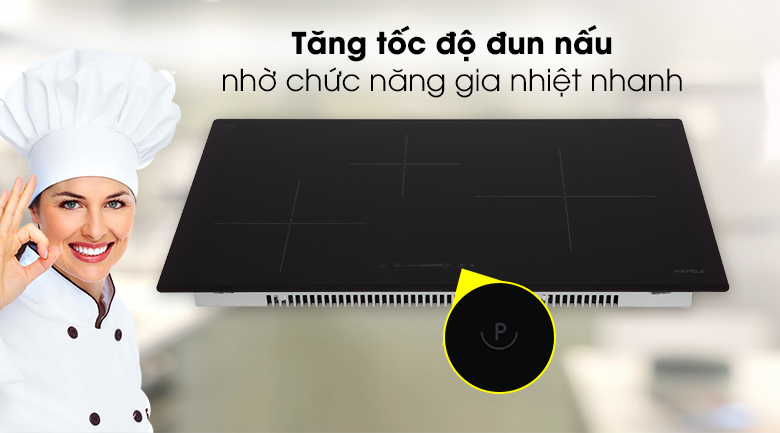 Bếp từ 3 vùng nấu lắp âm Hafele HC-I773D (536.01.905)