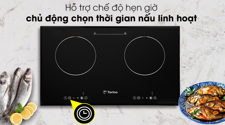 Bếp từ đôi lắp âm Torino TI-1117M