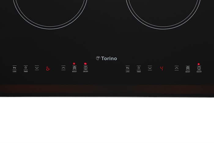 Bếp từ đôi âm Torino TI0602C 3500W Màu Đen