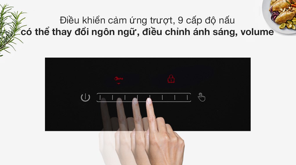 Bếp từ đôi Kocher DI-808GE