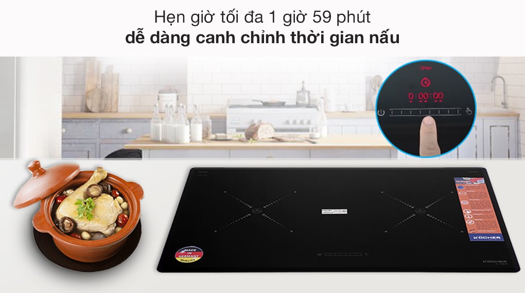 Bếp từ đôi Kocher DI-808GE