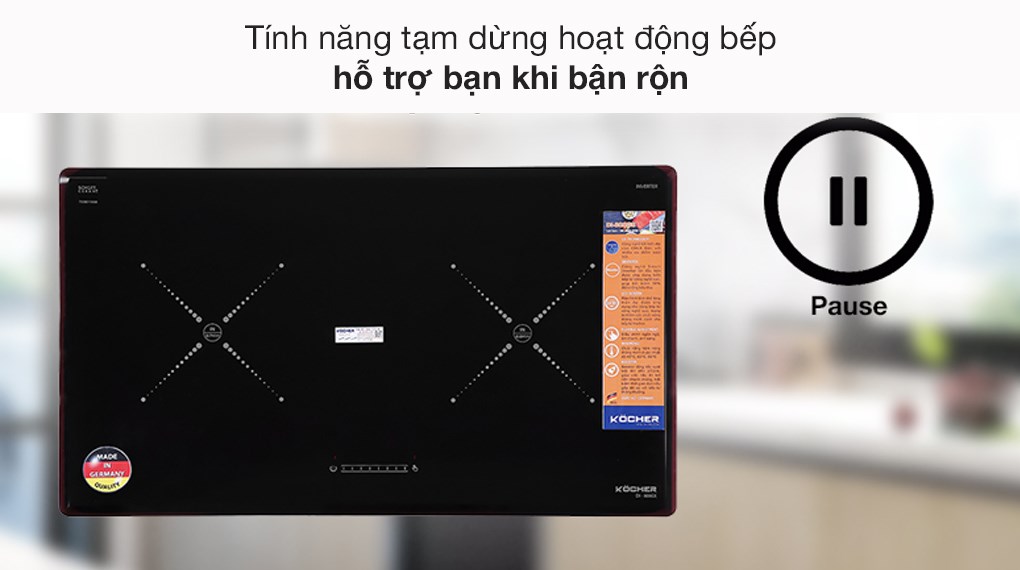 Bếp từ đôi Kocher DI-808GE