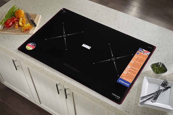 Bếp từ đôi Kocher DI-808GE Màu Đen