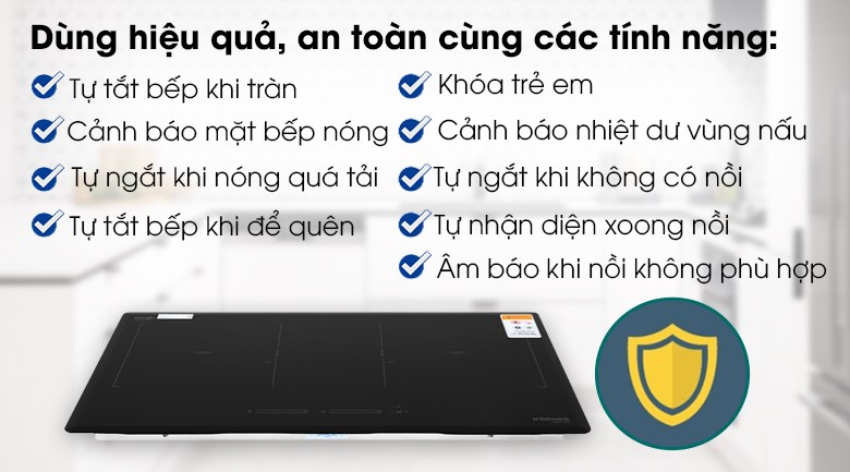 Bếp từ đôi lắp âm Kocher DIB4-888