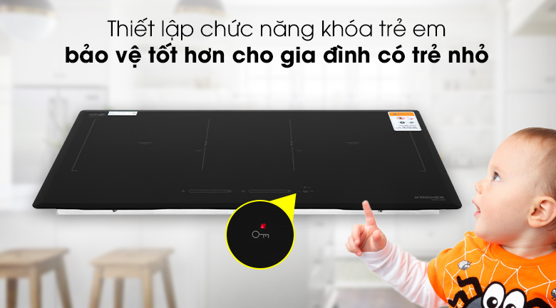 Bếp từ đôi lắp âm Kocher DIB4-888