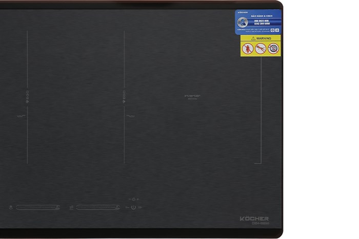 Bếp từ đôi lắp âm Kocher DIB4-888MI Màu Xám