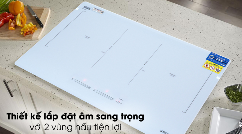 Lắp âm sang trọng - Bếp từ đôi Kocher DIB4-888W