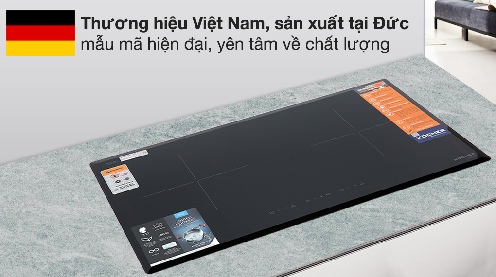 Bếp từ đôi lắp âm Kocher DI-802GE