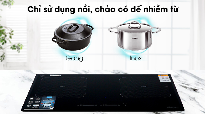 Bếp từ đôi lấp âm Kocher DI-881GE - 8