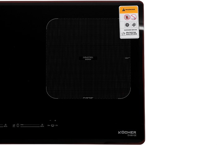 Bếp từ đôi lấp âm Kocher DI-881GE Màu Đen