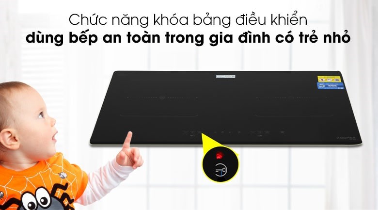 Bếp từ đôi Kocher DI-633