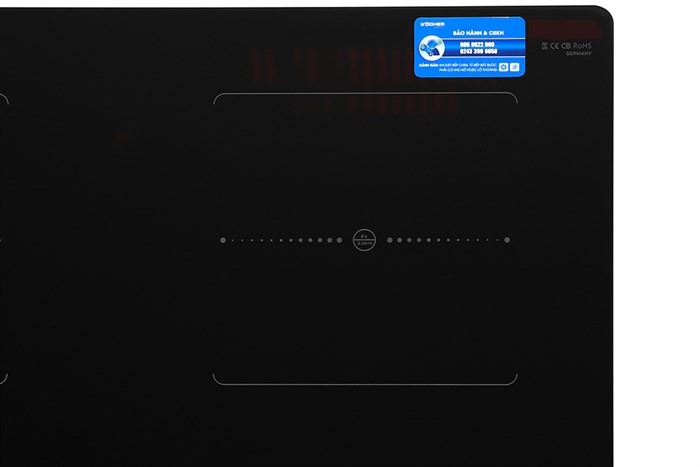 Bếp từ đôi Kocher DI-633 Màu Đen