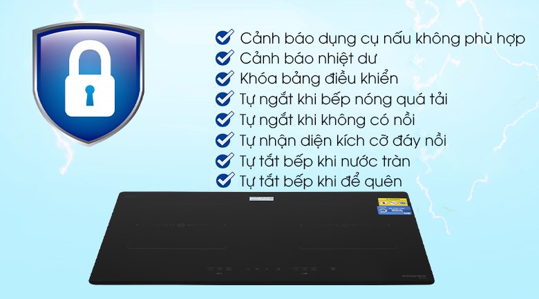 Bếp từ hồng ngoại lắp âm Kocher EI-633