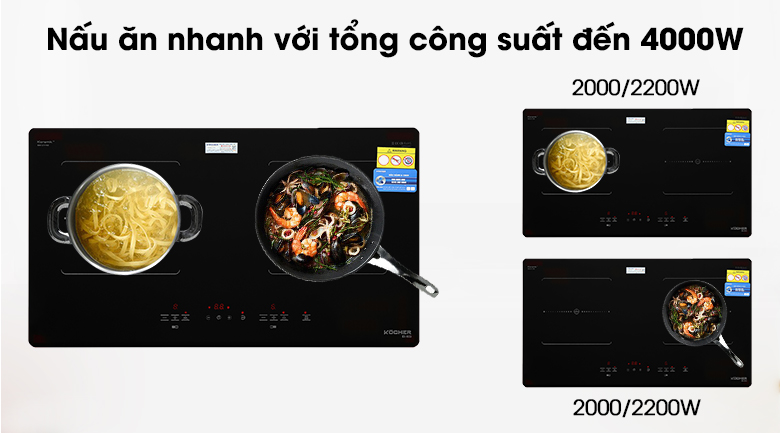 Bếp từ hồng ngoại lắp âm Kocher EI-633