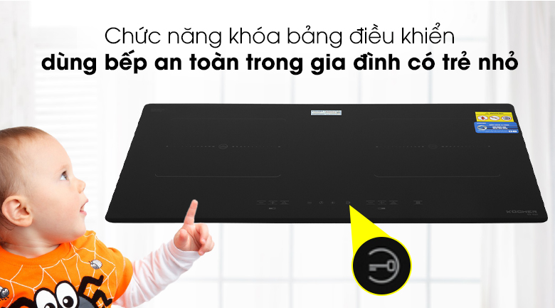 Bếp từ hồng ngoại lắp âm Kocher EI-633