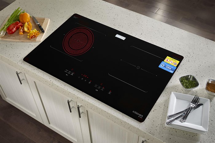 Bếp từ hồng ngoại lắp âm Kocher EI-633 Màu Đen
