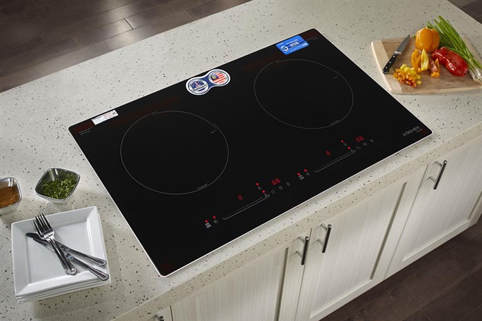 Bếp từ đôi lắp âm Kocher DI-628 Màu Đen