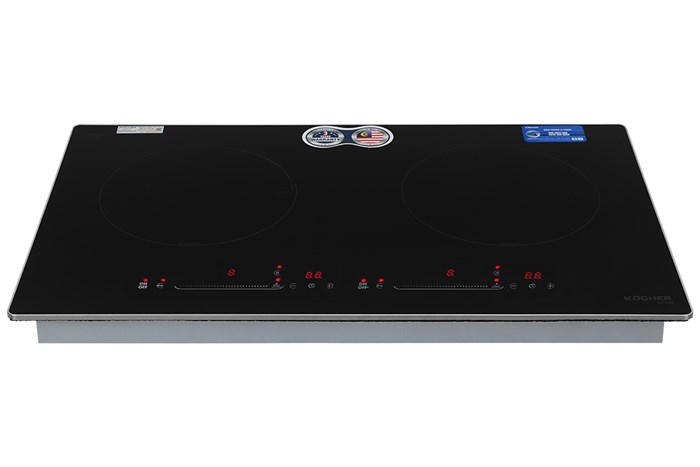 Bếp từ đôi lắp âm Kocher DI-628 Màu Đen