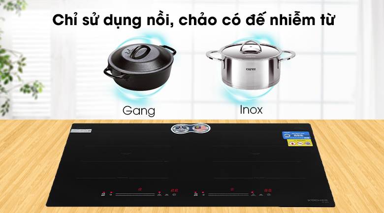 Bếp từ đôi lắp âm Kocher DI-669