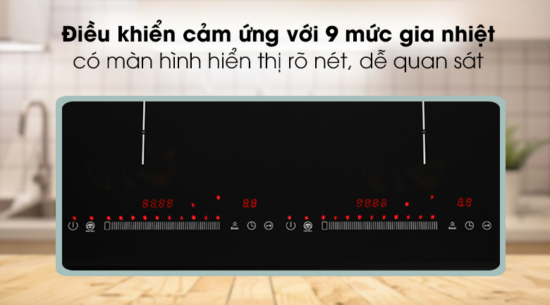 Bếp từ đôi lắp âm Kocher DI-616