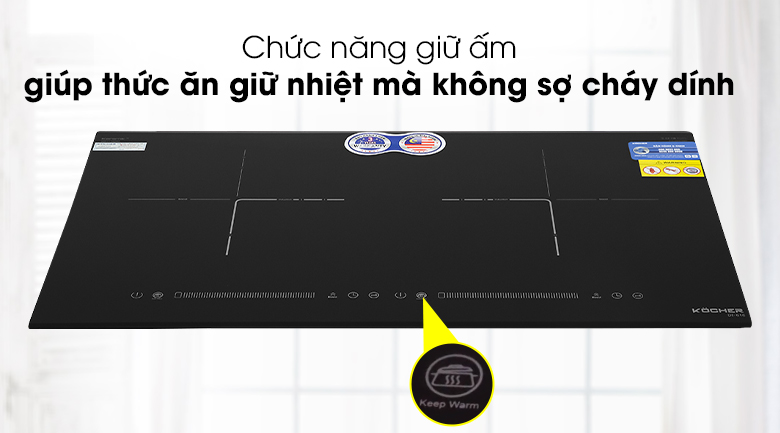 Bếp từ đôi lắp âm Kocher DI-616