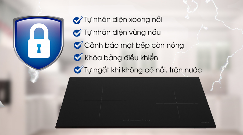 An toàn, tiện lợi - Bếp từ đôi Hafele HC-I772D