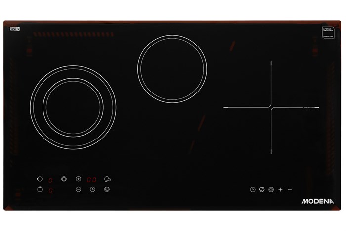 Bếp từ hồng ngoại 3 vùng nấu lắp âm Modena BK 1731 Màu Đen