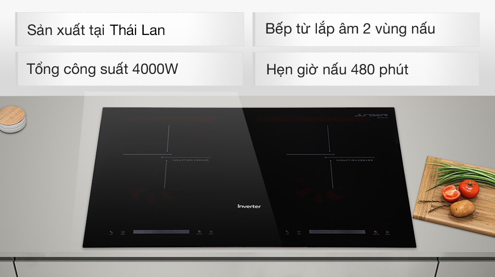 Bếp từ đôi lắp âm Junger CEJ-201-II