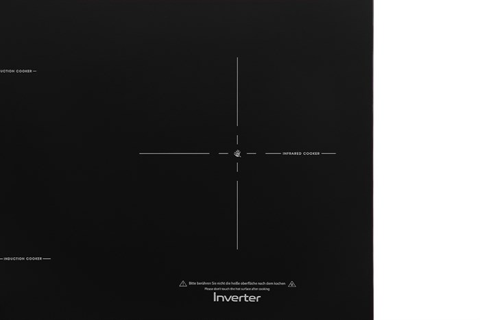 Bếp từ hồng ngoại 3 vùng nấu âm Junger CEJ-300-IIF 5400W Màu Đen