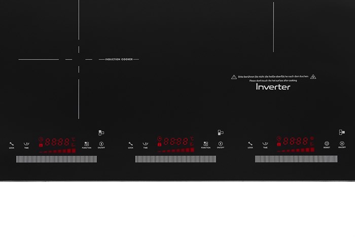 Bếp từ hồng ngoại 3 vùng nấu âm Junger CEJ-300-IIF 5400W Màu Đen