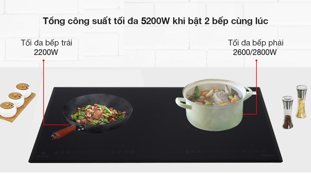 Bếp từ hồng ngoại âm Pramie 2105 5200W
