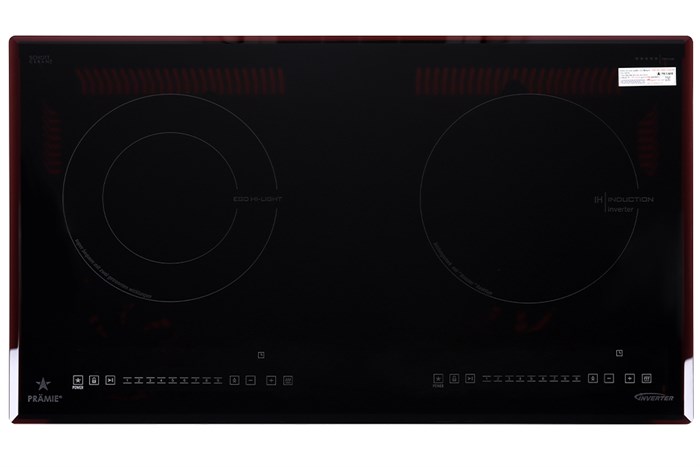 Bếp từ hồng ngoại âm Pramie 2105 5200W Màu Đen