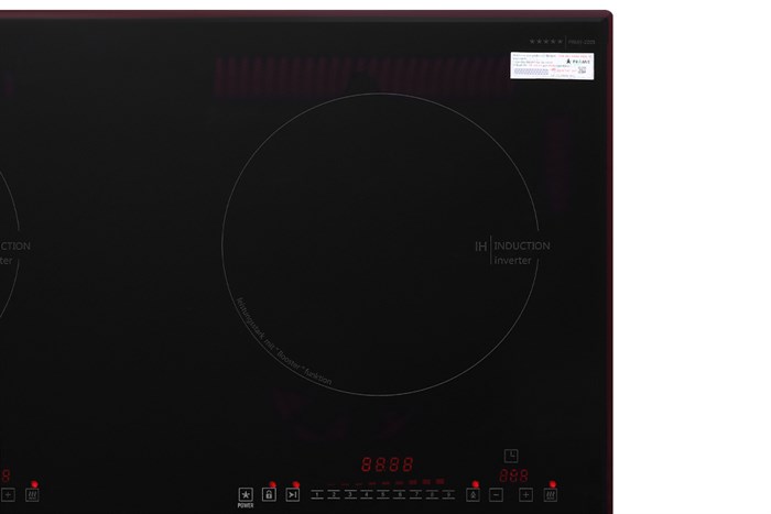 Bếp từ đôi âm Pramie 2205 5200W Màu Đen