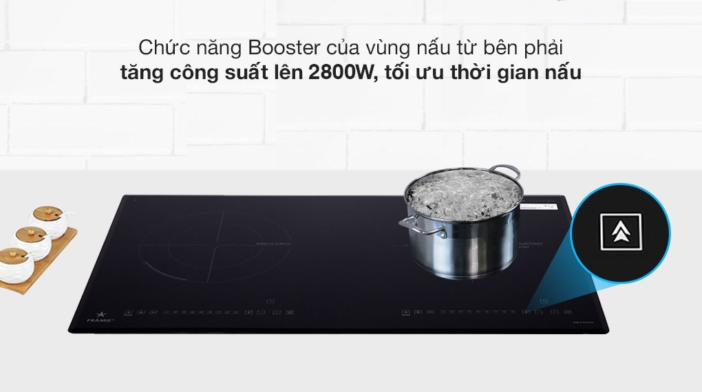 Bếp từ hồng ngoại lắp âm Pramie 2108