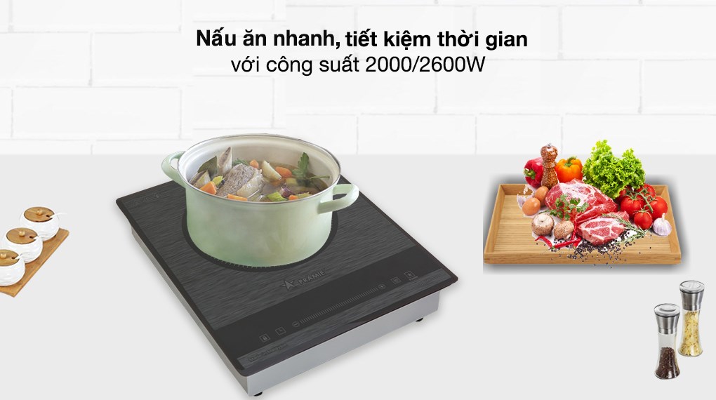 Bếp từ đơn lắp âm Pramie 1105