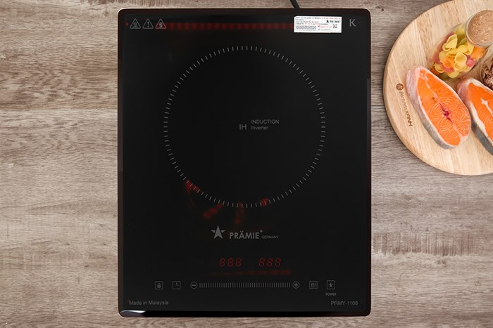 Bếp từ đơn lắp âm Pramie 1108 Màu Đen