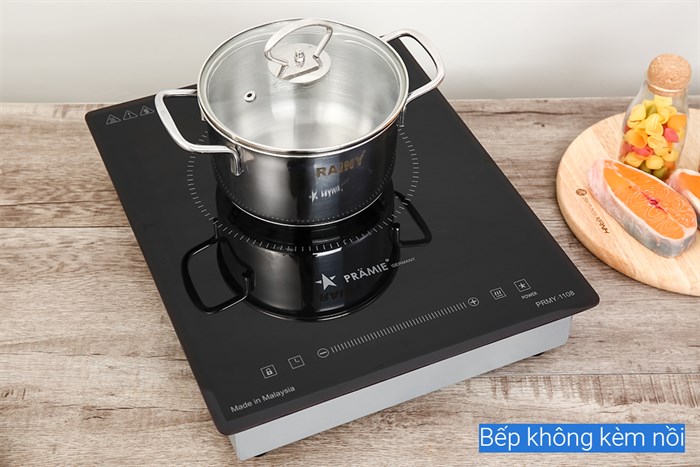 Bếp từ đơn lắp âm Pramie 1108 Màu Đen