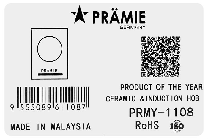 Bếp từ đơn lắp âm Pramie 1108 Màu Đen