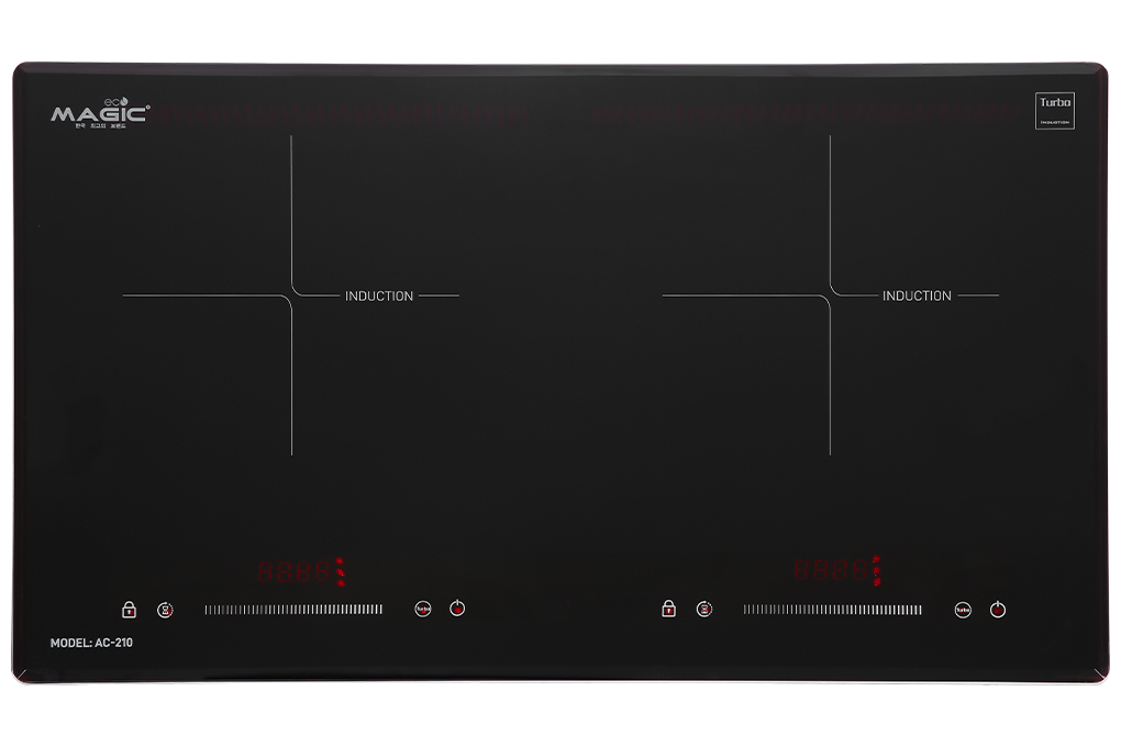 Bếp từ đôi lắp âm Magic Eco AC-210 Màu Đen