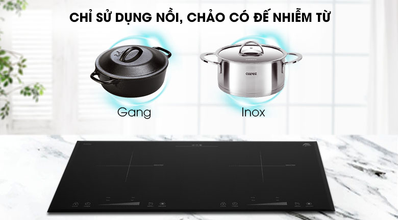 Nòi chảo Bếp từ đôi Iruka I-22