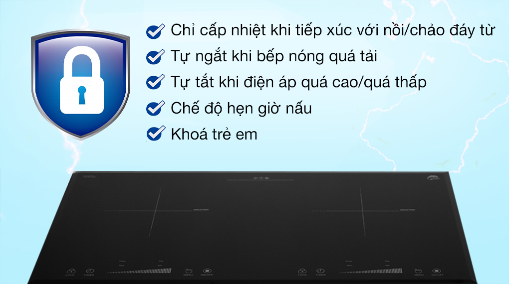 Bếp từ đôi Iruka I-22